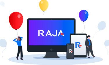 RAJA Next webdesign