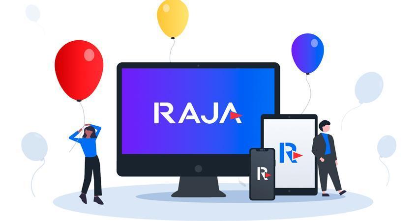 RAJA Next webdesign