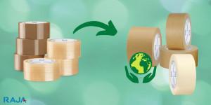 pakketape av papir kan erstatte pakketape av plast