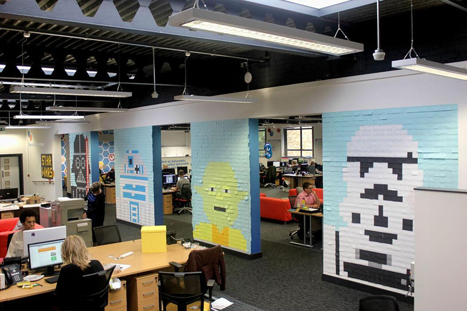 post-it kunst