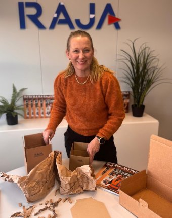 emballasje av resirkulert papp og papir